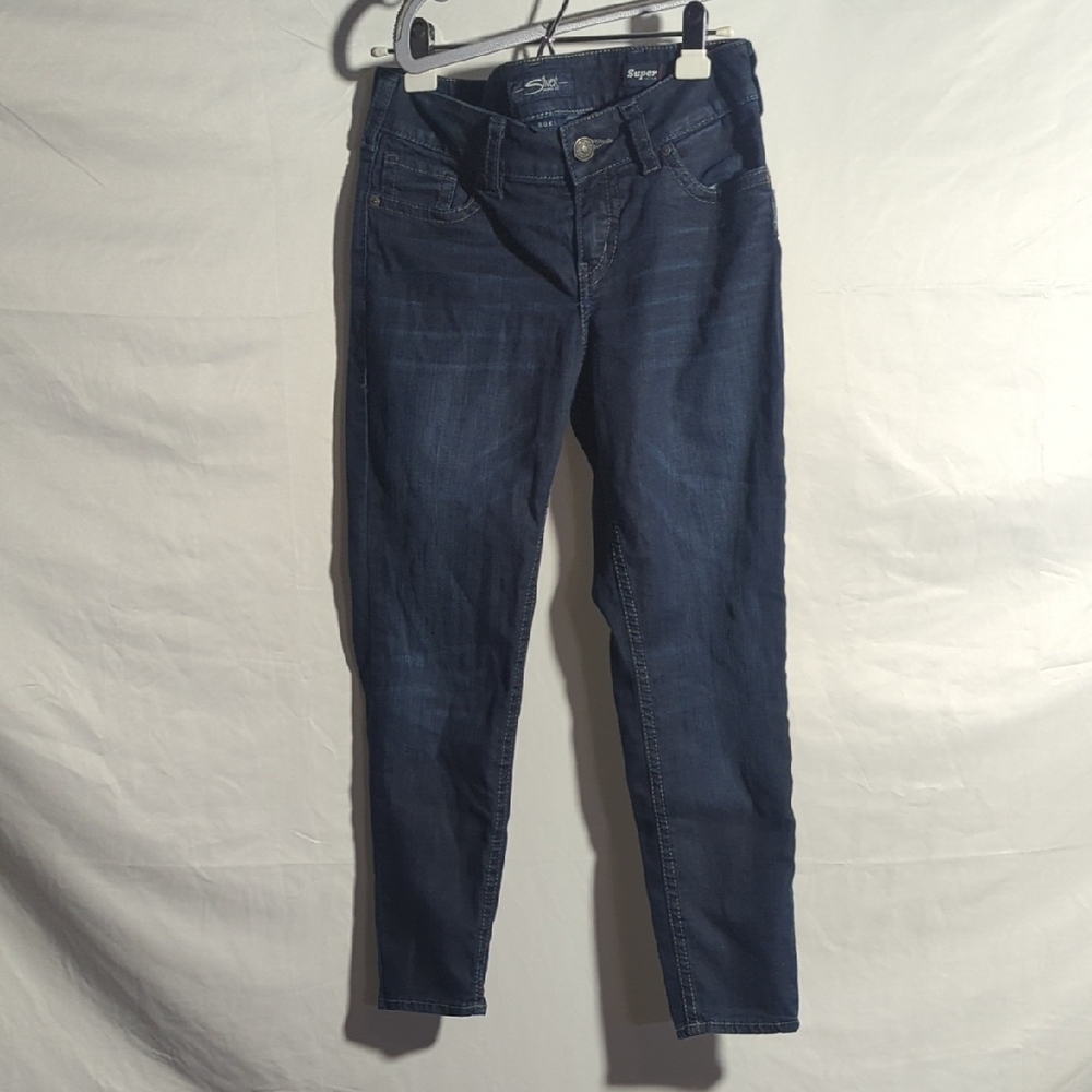 Silver Jeans Women’s Indigo Skinny Jeans 30x26 Like New